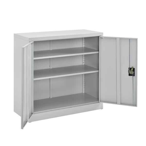 [en.casa] Metalskabe-kontorskabe-låsbare døre-90x40x90 cm-i forskellige farver 