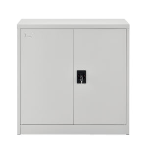 [en.casa] Metalskabe-kontorskabe-låsbare døre-90x40x90 cm-i forskellige farver 