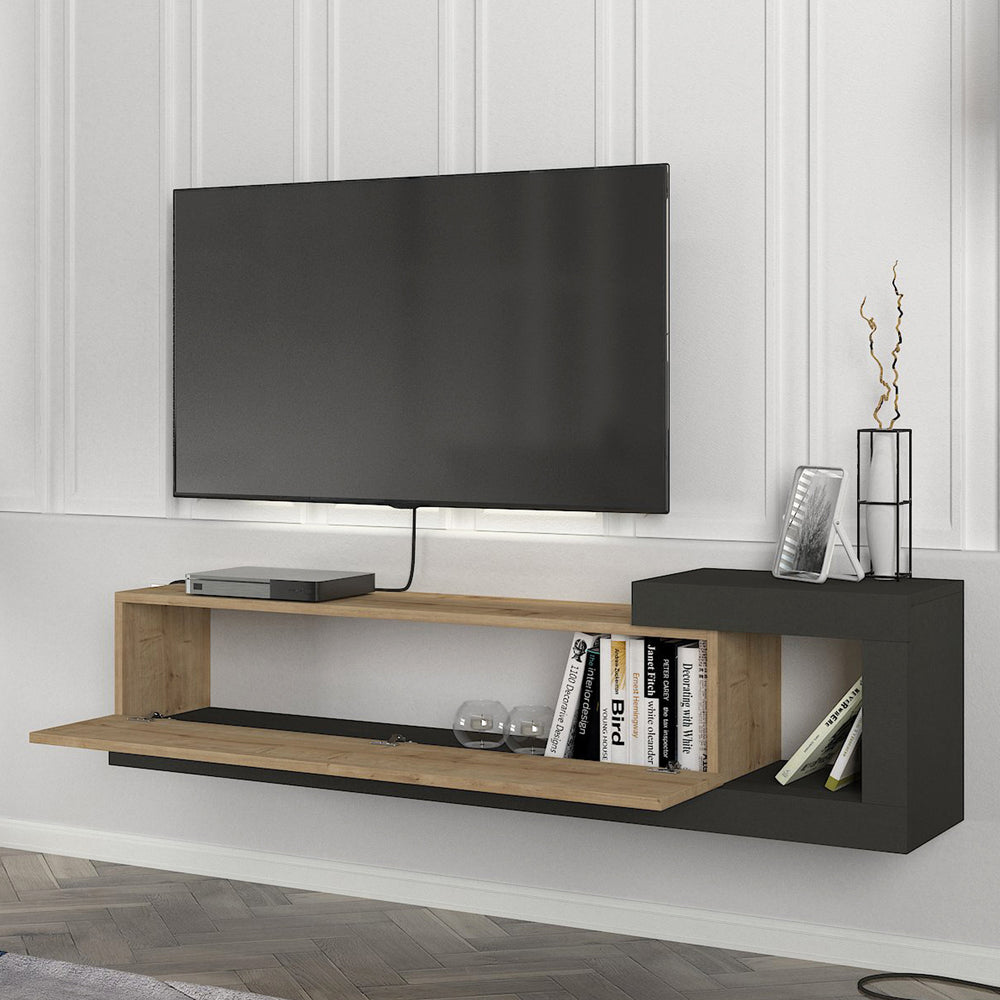 TV-skab Luhanka 150x29,5x38,5cm eg i forskellige farver [en.casa] - premiumXL