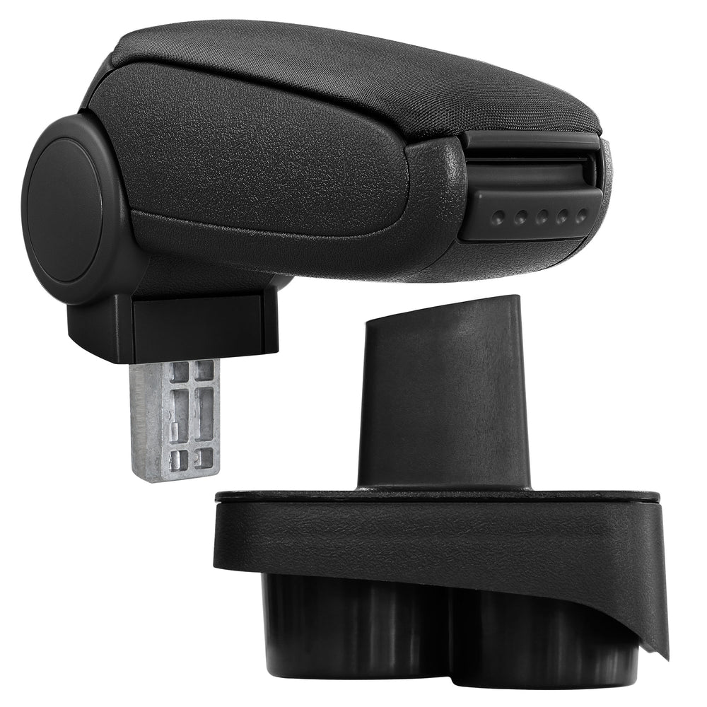 Midterarmlæn Skoda Fabia 1 med opbevaringsrum i forskellige varianter sort pro.tec - premiumXL