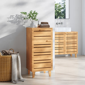 Badeværelsesskab Epind 75x33x30 cm bambus natur [en.casa] - premiumXL