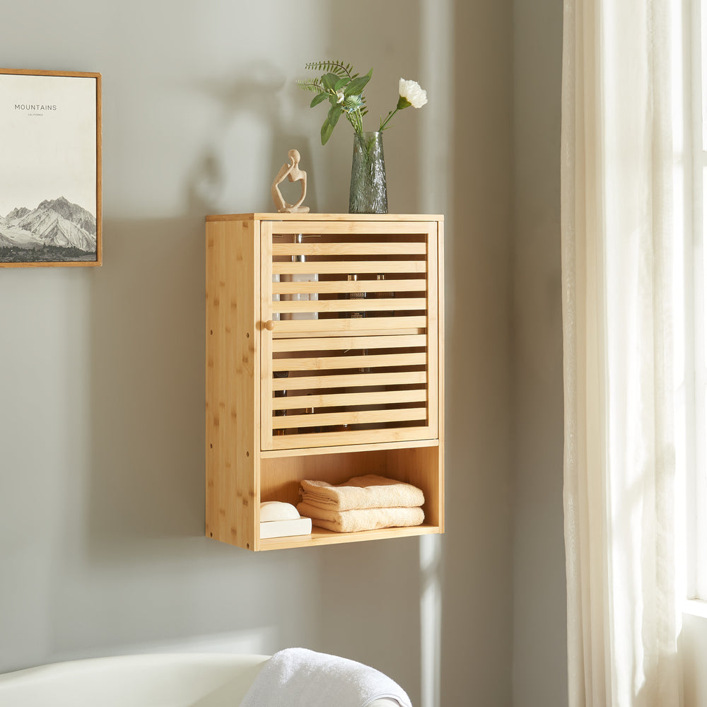Badeværelsesskab Gjesdal 60x40x20 cm bambus [en.casa] - premiumXL