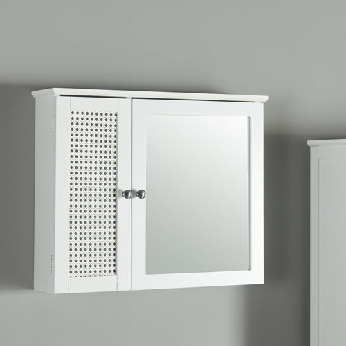 Spejlskab Karlsøy 50x60x15cm Hvid [en.casa] - premiumXL
