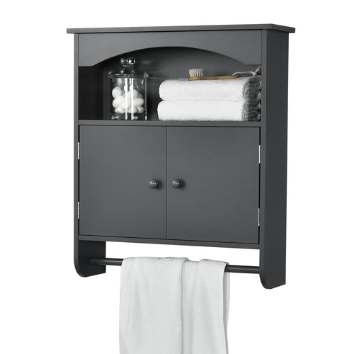 Badeværelsesskab Graz 61x53x15 cm med håndklædestang forskellige farver Farver MDF en.casa