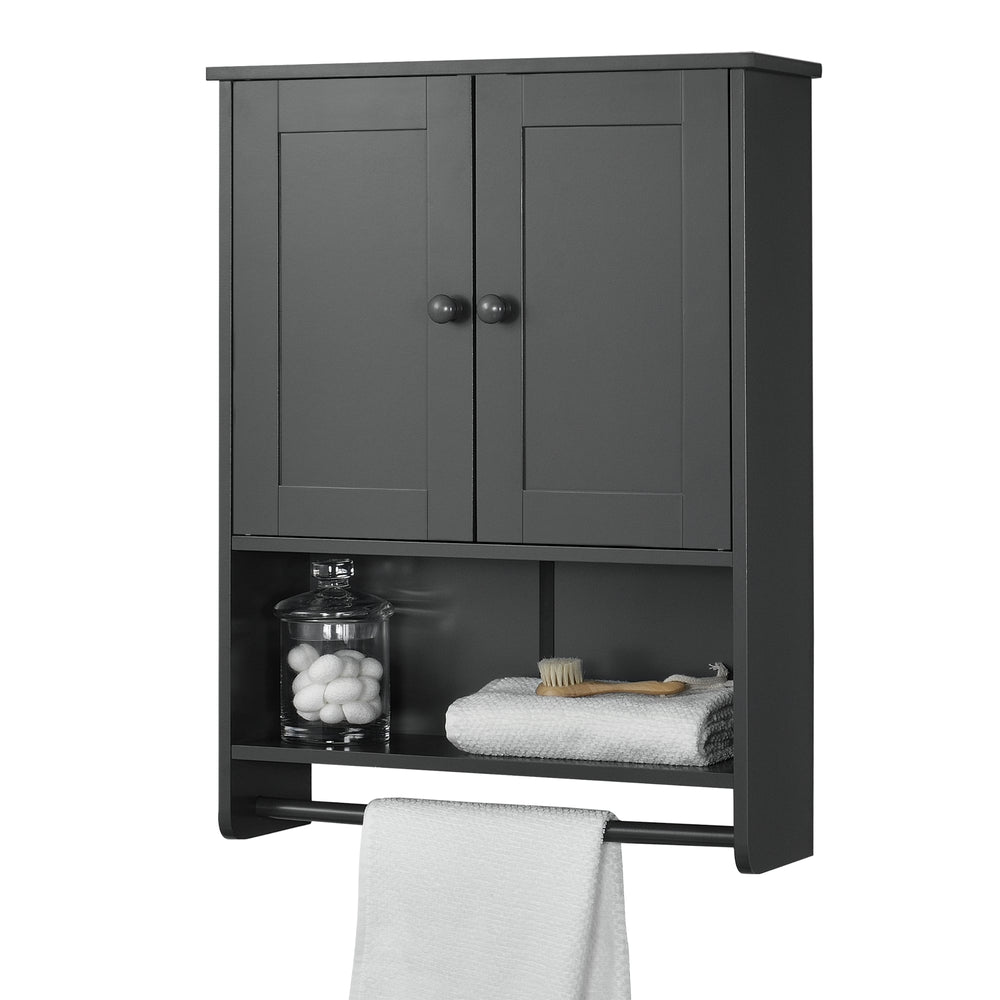 Badeværelsesskab Steyr 65x49x15 cm med håndklædeholder MDF forskellige farver en.casa - premiumXL