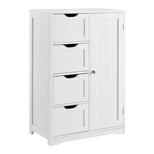 Badeværelsesskab Locust 81x55x30 cm Hvid en.casa - premiumXL