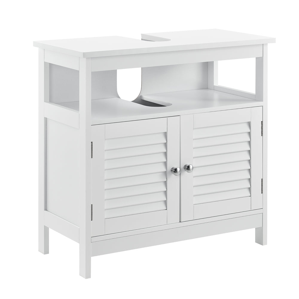  [en.casa]® Underskab til håndvask - 60x60x30cm - hvid