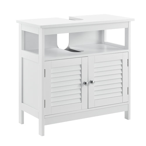  [en.casa]® Underskab til håndvask - 60x60x30cm - hvid