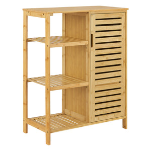 Badeværelsesskab Vetlanda bambus 87x66x33 cm [en.casa] - premiumXL