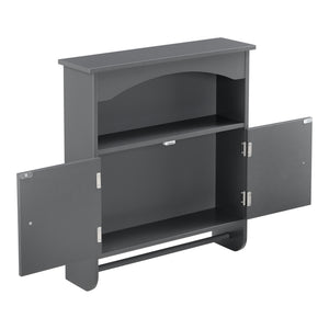 Badeværelsesskab Graz 61x53x15 cm med håndklædestang forskellige farver Farver MDF en.casa