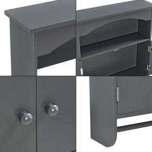 Badeværelsesskab Graz 61x53x15 cm med håndklædestang forskellige farver Farver MDF en.casa