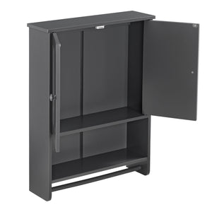 Badeværelsesskab Steyr 65x49x15 cm med håndklædestang MDF forskellige farver Farver en.casa