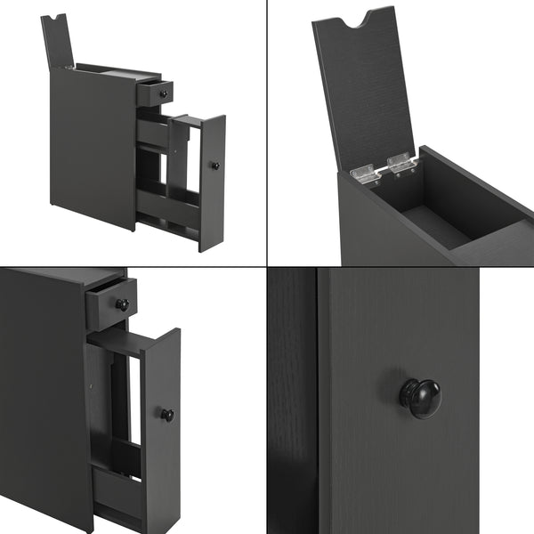 Badeværelsesskab Kihniö 58x16x48cm i forskellige farver. farver [en.casa]