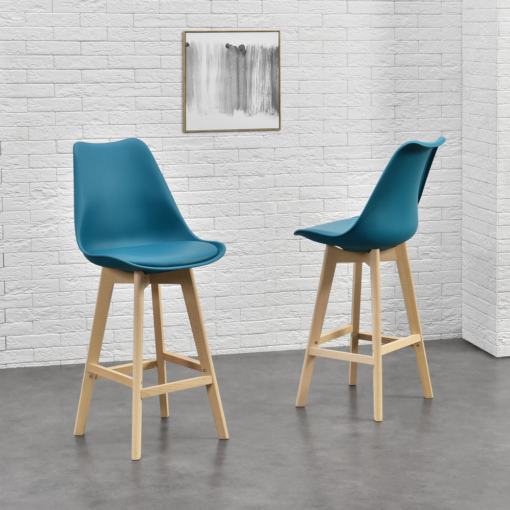 2-delt sæt barstole Lublin i forskellige farver en.casa - premiumXL