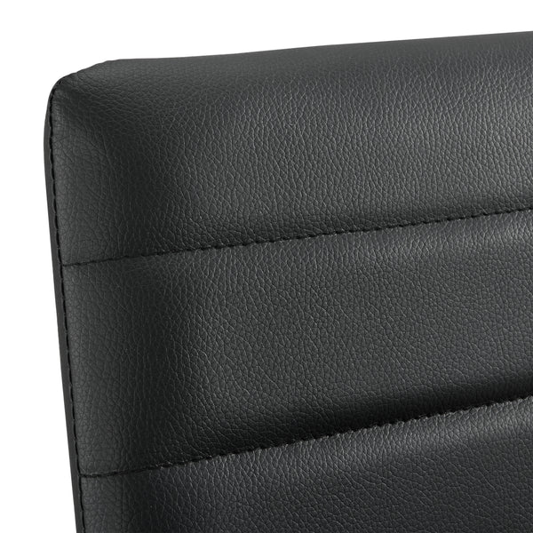 [en.casa] ® Barstol Lidköping sæt 2-med fodstøtte-96x43x47cm-PU kunstlæder - vælg model 
