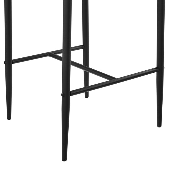 [en.casa] ® Barstol Lidköping sæt 2-med fodstøtte-96x43x47cm-PU kunstlæder - vælg model 