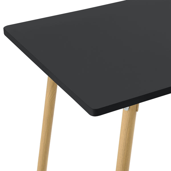  [en.casa] ® Barbord Ede-square-110x50x90cm-metal (træoptik)-MDF-i forskellige farver

