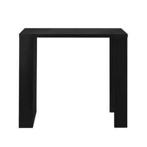 [en.casa]® Elegant barbord med hylder - 117 x 57 x 106,5 cm