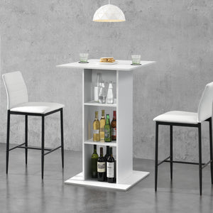 Barbord Visby 110x70x70 cm med 3 hylder en.casa - premiumXL