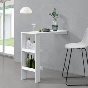 Barbord Sölvesborg 120x45x106cm til vægmontering forskellige farver farver en.casa
