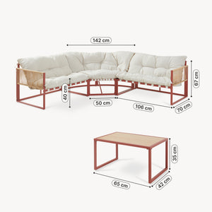 Karg loungesæt [casa.pro].