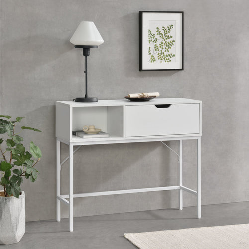 Konsolbord Tranemo 92x30x80cm i forskellige farver. farver [en.casa]