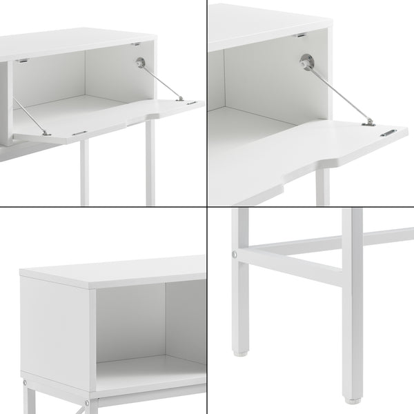 Konsolbord Tranemo 92x30x80cm i forskellige farver. farver [en.casa]