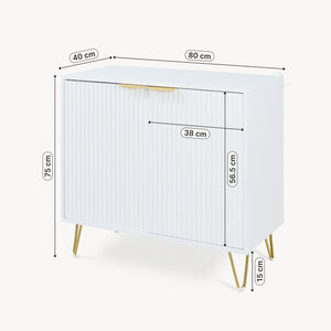 Skabsskab Trondi 75 x 80 x 40 cm [en.casa]