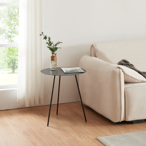 Sidebord Sula i metal sort i forskellige størrelser [en.casa] - premiumXL