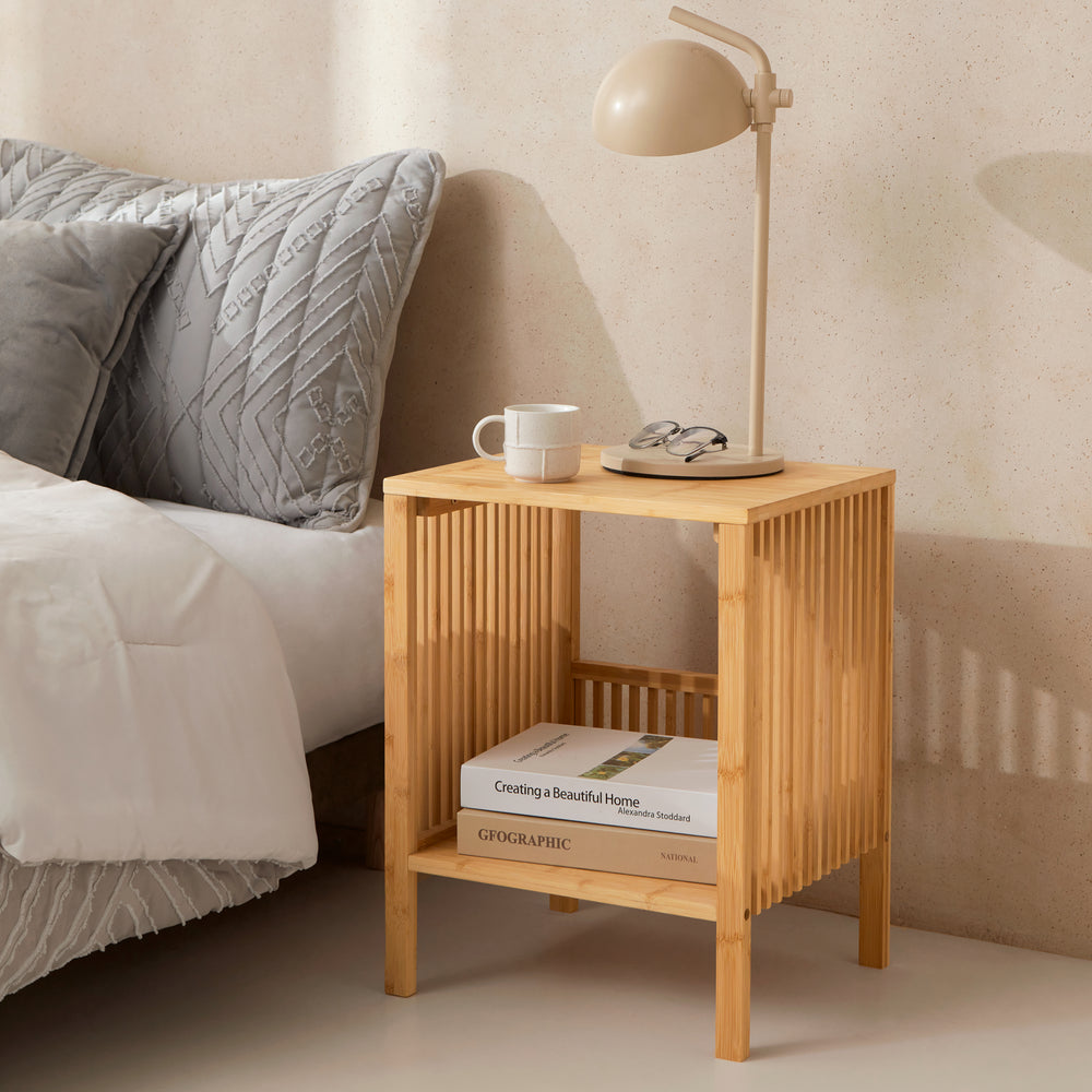 Sidebord Varde Bambus [en.casa]