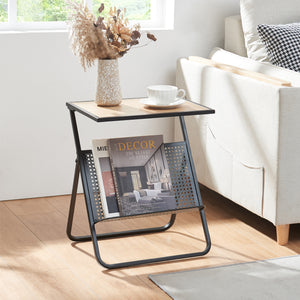 Sidebord med avisholder Jäller [en.casa]