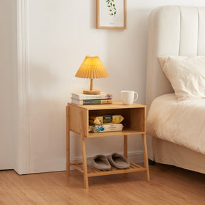 Natbord Håbo 50x45x36 cm bambus [en.casa] - premiumXL