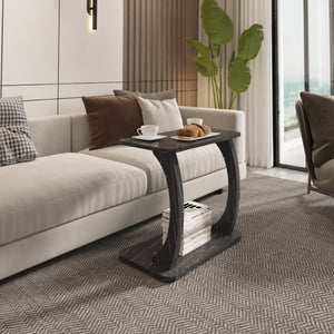 Stattela C-formet sidebord 59x35x56 cm [en.casa]