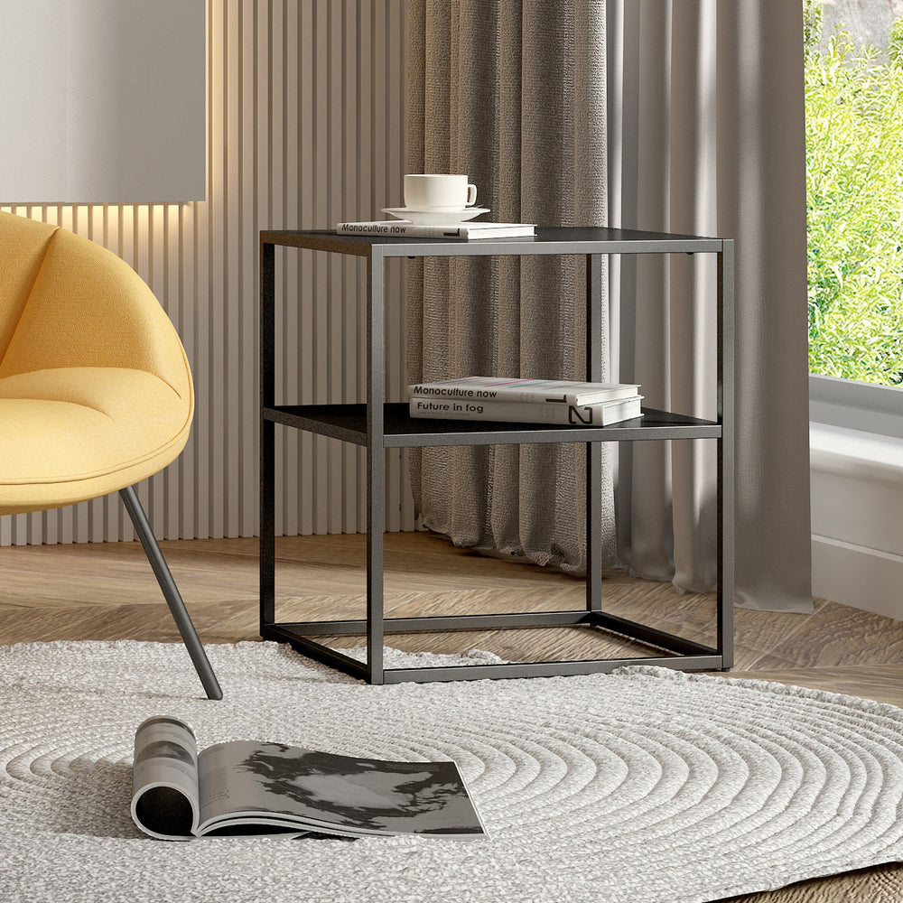 Sidebord Raahe med hylde i forskellige farver [en.casa] - premiumXL