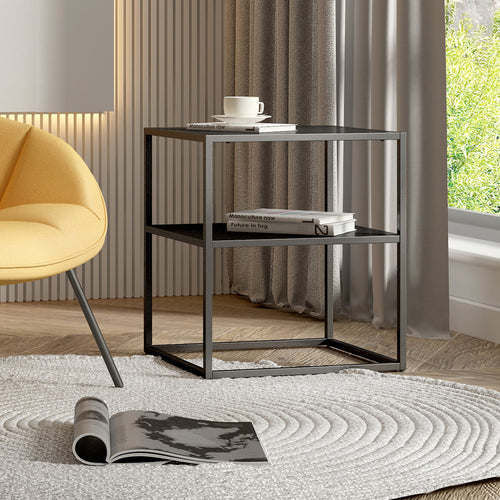 Sidebord Raahe med hylde i forskellige farver [en.casa] - premiumXL