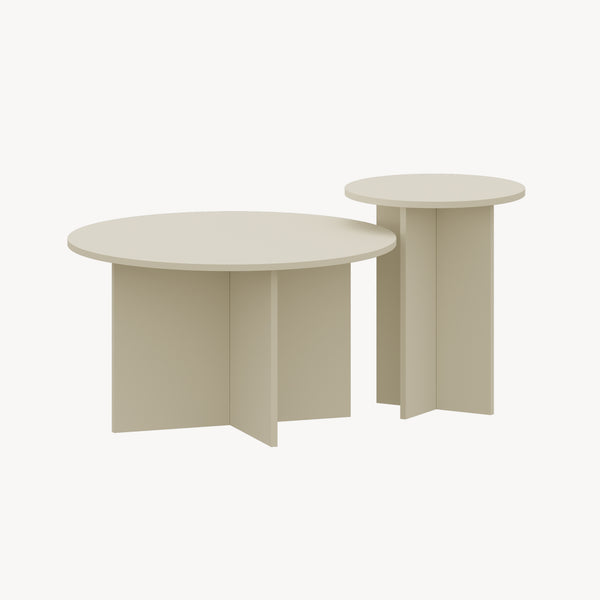 Sidebord sæt med 2 Verummetka [en.casa]