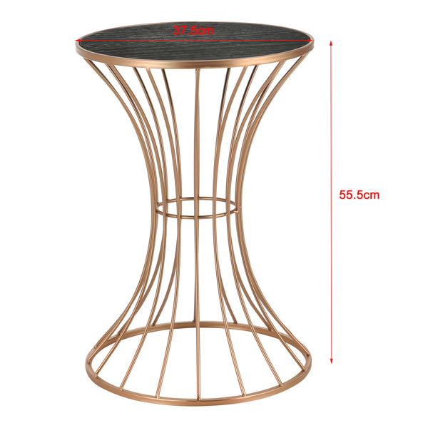  [en.casa] Sofabord - 55,5x37,5cm - metal/MDF - i forskellige farver