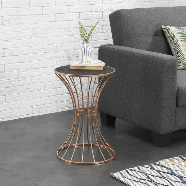  [en.casa] Sofabord - 55,5x37,5cm - metal/MDF - i forskellige farver