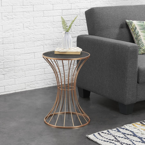  [en.casa] Sofabord - 55,5x37,5cm - metal/MDF - i forskellige farver