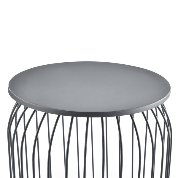  [en.casa] Sofabord - sengebord sæt - 3 stk. - aftagelig bordplade / bakke - metal - i forskellige farver