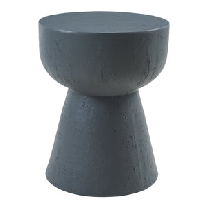 Mesa auxiliar Oulvepijanse redonda hormigón 51xØ40 cm [en.casa]