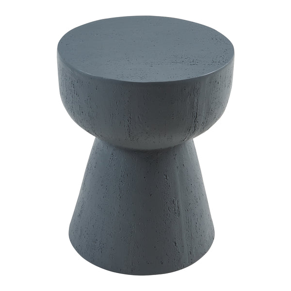 Mesa auxiliar Oulvepijanse redonda hormigón 51xØ40 cm [en.casa]