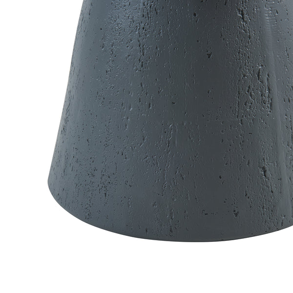 Mesa auxiliar Oulvepijanse redonda hormigón 51xØ40 cm [en.casa]