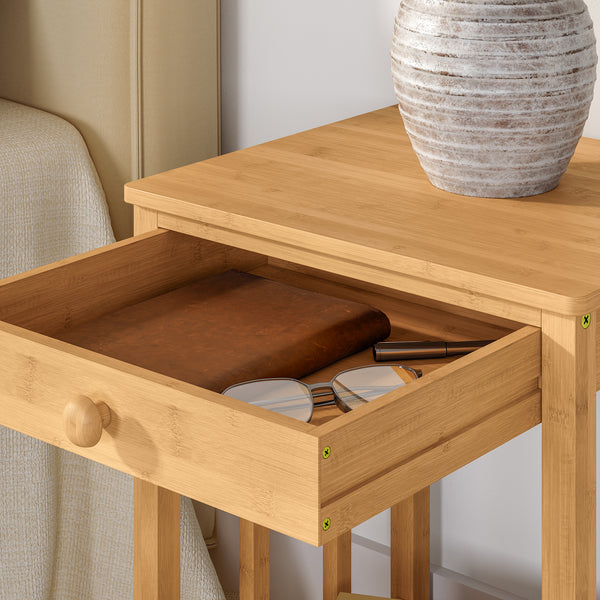 Sidebord Ranua Bambus Natur [en.casa]