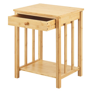 Sidebord Ranua Bambus Natur [en.casa]