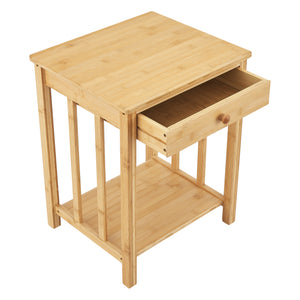 Sidebord Ranua Bambus Natur [en.casa]