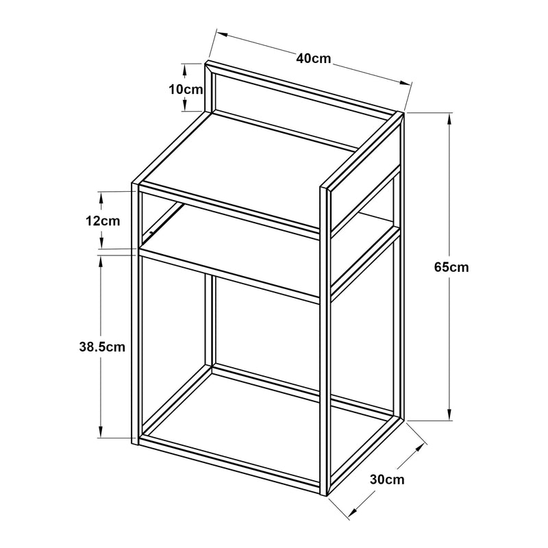 Målskitse Riihimäki sidebord [en.casa]