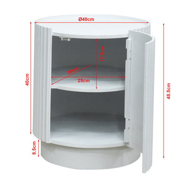 Rill sidebord med dør [en.casa]