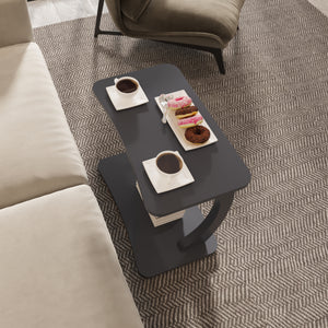 Stattela C-formet sidebord 59x35x56 cm [en.casa]