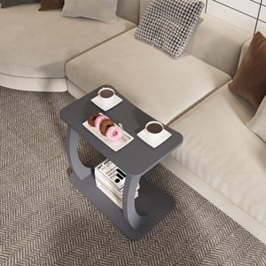 Stattela C-formet sidebord 59x35x56 cm [en.casa]